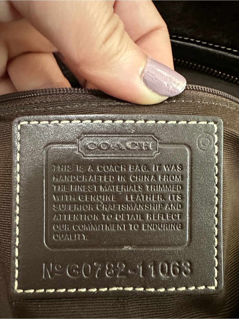 Coach Purse 11063 Brown Hampton Signature
Shoulder Tote Turnlock As Is Damaged - Picture 3 of 17